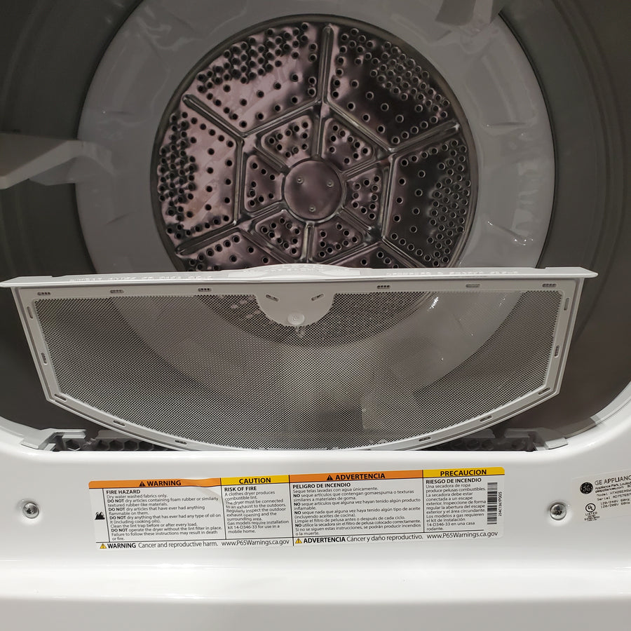 Hotpoint® 4.0 cu. ft. Capacity Washer with Cold Plus and Water Level Control HTW265ASWWW - Scratch & Dent (Major) and Hotpoint 6.2 cu. ft. Capacity Electric Dryer with Up To 120 ft. Venting and Shallow Depth 16189 - HTX26EASWWW - Scratch & Dent (Major)