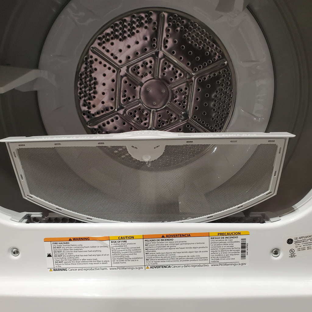 Pictures of Hotpoint® 4.0 cu. ft. Capacity Washer with Cold Plus and Water Level Control HTW265ASWWW - Scratch & Dent (Major) and Hotpoint 6.2 cu. ft. Capacity Electric Dryer with Up To 120 ft. Venting and Shallow Depth 16189 - HTX26EASWWW - Scratch & Dent (Major) - Neu Appliance Outlet - Discount Appliance Outlet in Austin, Tx