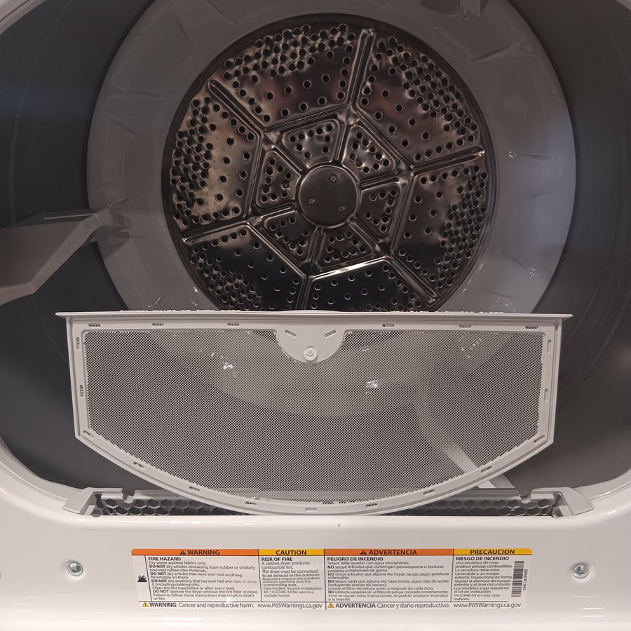 Hotpoint 6.2 cu. ft. Capacity Electric Dryer with Up To 120 ft. Venting and Shallow Depth 251310SD909 - HTX26EASWWW - Scratch & Dent (Moderate)