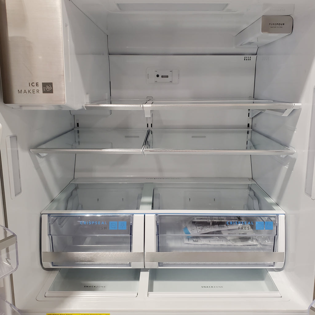 Pictures of Frigidaire Gallery 26 Cu. Ft. Standard-Depth 4-Door French Door Refrigerator in Fingerprint Resistant Stainless Steel 20534SD710 - GRMS2773AF - Scratch & Dent (Major) - Neu Appliance Outlet - Discount Appliance Outlet in Austin, Tx