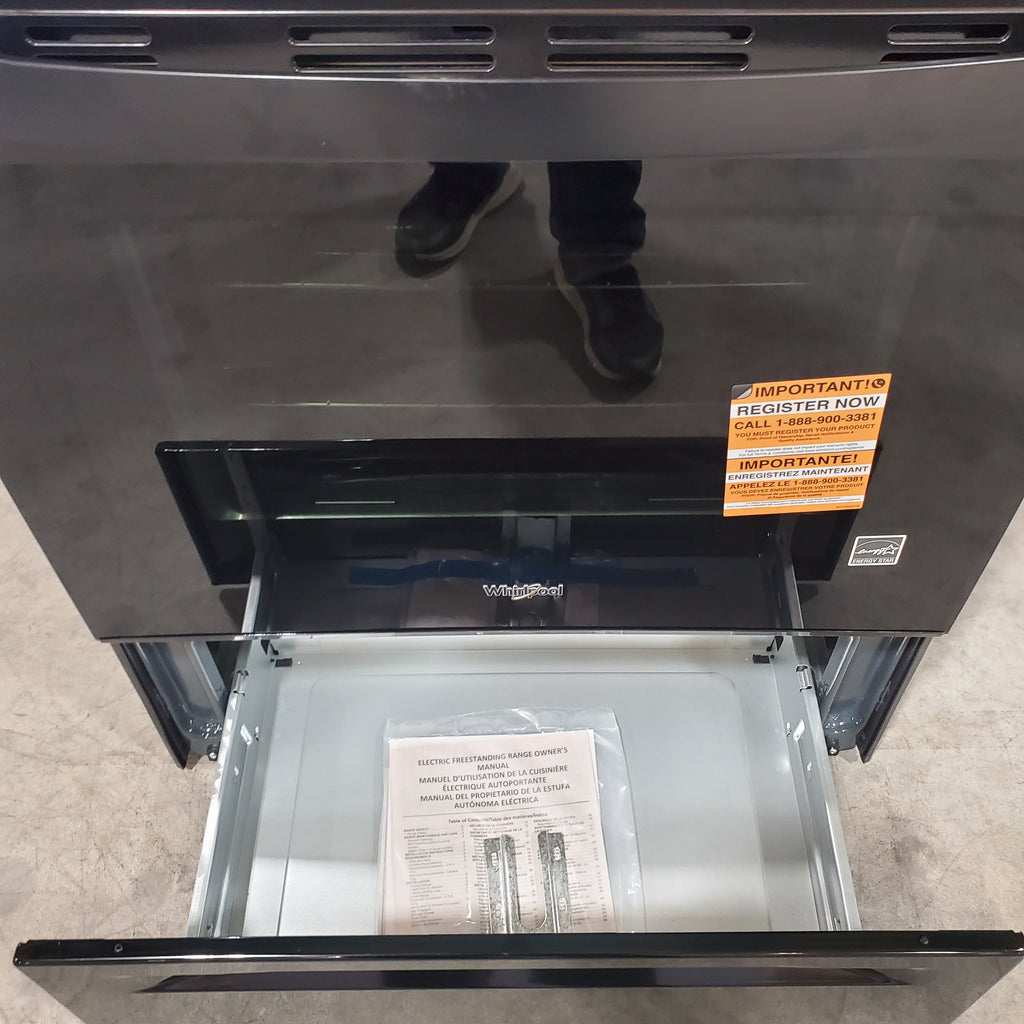 Whirlpool 30-inch Electric Range with Steam Clean WFES3330RB - Scratch & Dent (MInor)