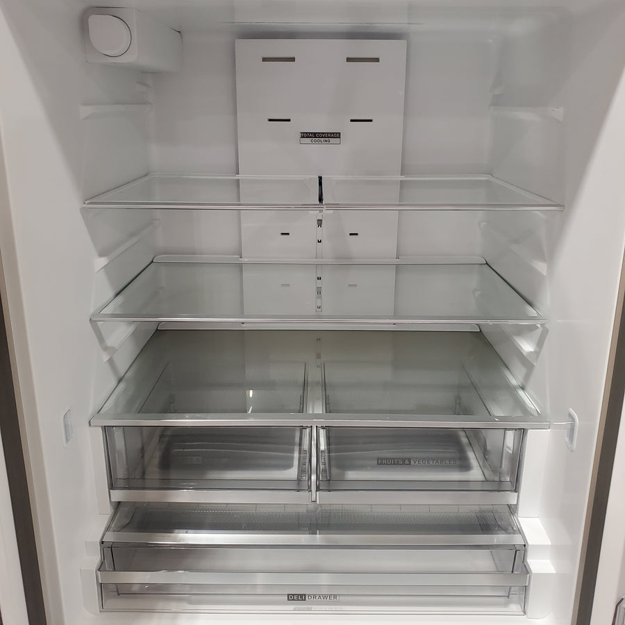 Whirlpool French Door 31 Cu. Ft. Refrigerator with Total Coverage Cooling in Fingerprint Resistant Stainless Steel 25137SD703 - WRFF3136SZ - Scratch & Dent (Minor)