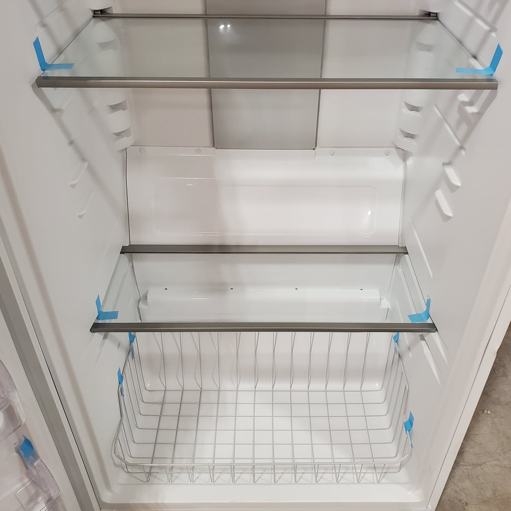 Pictures of Frigidaire 20 Cu. Ft. ENERGY STAR Garage Ready White Upright Freezer with EvenTemp™ Cooling System 3SD950 - FFUE2024AW - Scratch & Dent (Moderate) - Neu Appliance Outlet - Discount Appliance Outlet in Austin, Tx