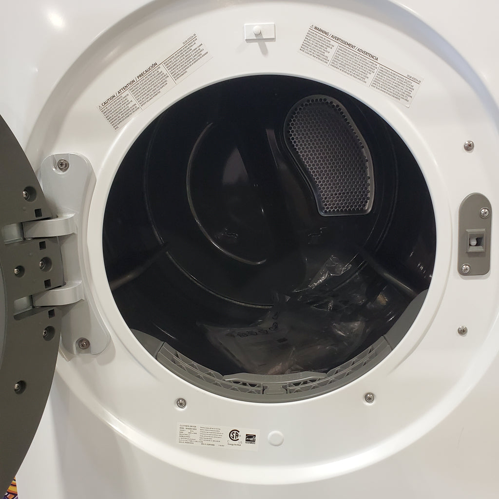 Pictures of Samsung Bespoke White AI Laundry Hub with 4.6 Cu. Ft. Washer with Steam Wash and 7.3 Cu. Ft. Dryer WH46DBH100EWA3 - Scratch and Dent (Minor) - Neu Appliance Outlet - Discount Appliance Outlet in Austin, Tx