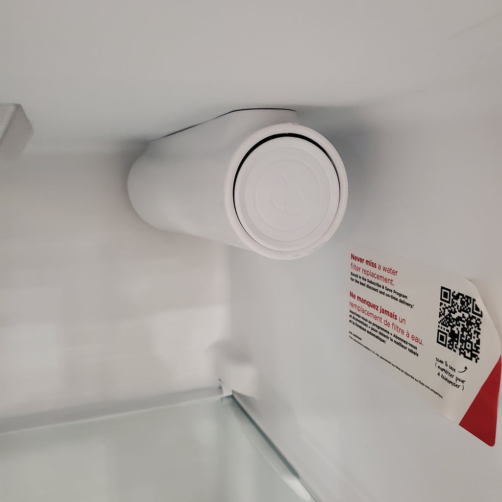 Pictures of Frigidaire 25.6 cu. ft. ENERGY STAR Side by Side Refrigerator with Exterior Water and Ice Dispenser in Stainless Steel 3SD960 - FRSS2623AS - Scratch & Dent (Minor) - Neu Appliance Outlet - Discount Appliance Outlet in Austin, Tx