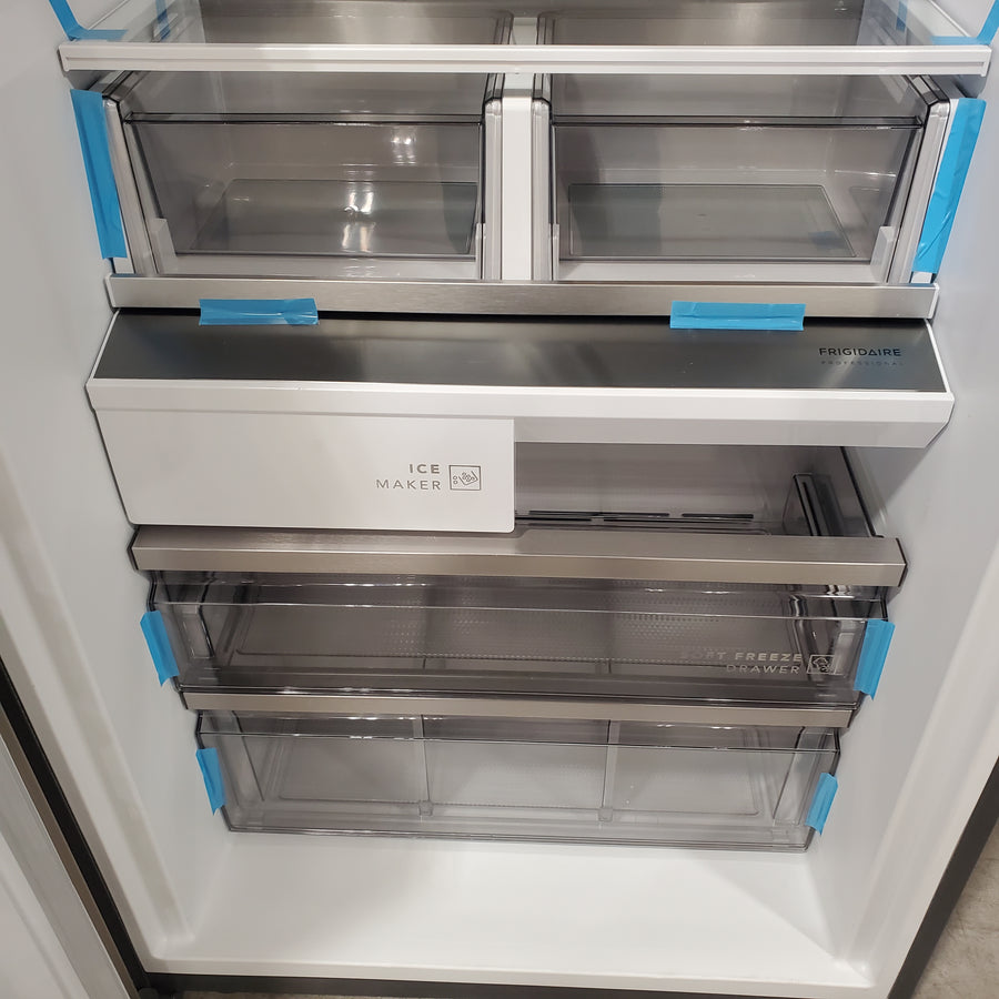 Frigidaire Professional 19 Cu. Ft. Single-Door Refrigerator in Stainless Steel FPRU19F8WF - Scratch & Dent (Minor) and Frigidaire Professional 19 Cu. Ft. Single-Door Freezer FPFU19F8WF - Scratch & Dent (Moderate)