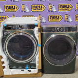 GE Profile™ 5.5 cu. ft. Capacity Smart Front Load ENERGY STAR® Steam Washer PFW955SPWGN - New Box and GE Profile 7.8-cu ft Stackable Vented Gas Dryer with Steam Cycle in Carbon Graphite 16204 - PFD95GSPWDS - Scratch & Dent (Minor)