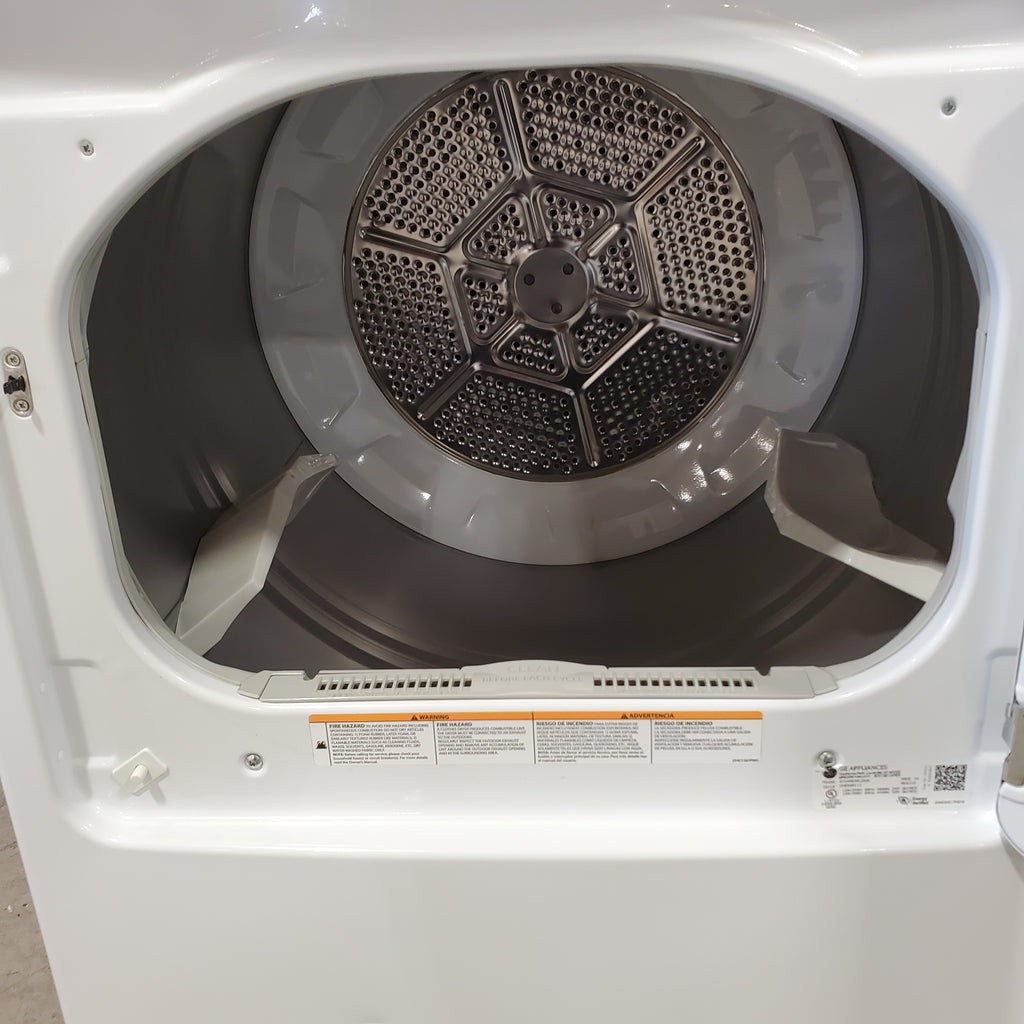 Pictures of GE White Electric Aluminized Alloy Drum 7.2 Cu. Ft. Dryer with Sensor Dry and Extended Tumble GTD45EASJWS - Certified Refurbished - Neu Appliance Outlet - Discount Appliance Outlet in Austin, Tx