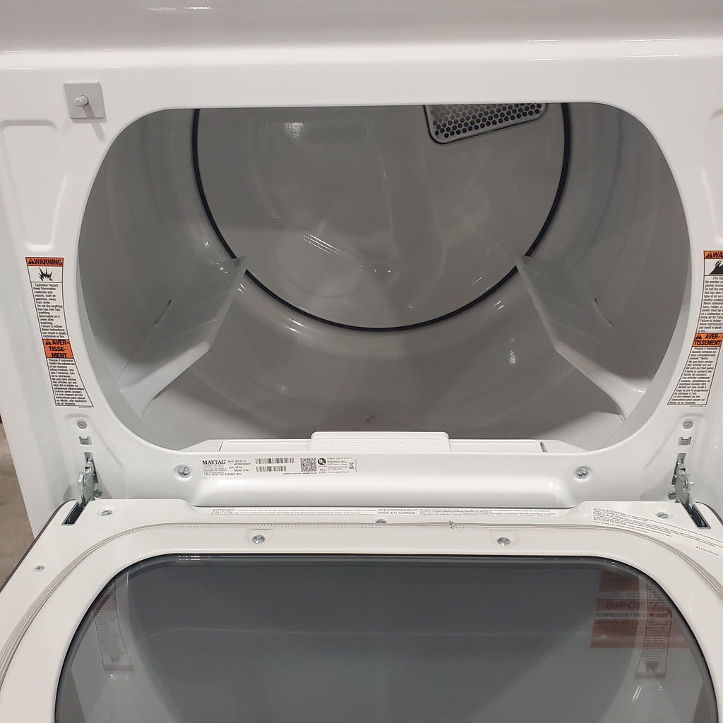 Pictures of Maytag 4.7 cu. ft. Top Load Washing Machine with Extra Power and Deep Fill Option MVW6230RHW - Certified Refurbished and Maytag 7.4 Cu. Ft. Top Load Electric Dryer with Extra Power and Advanced Moisture Sensing 16108 - MED6205RW - Open Box - Neu Appliance Outlet - Discount Appliance Outlet in Austin, Tx