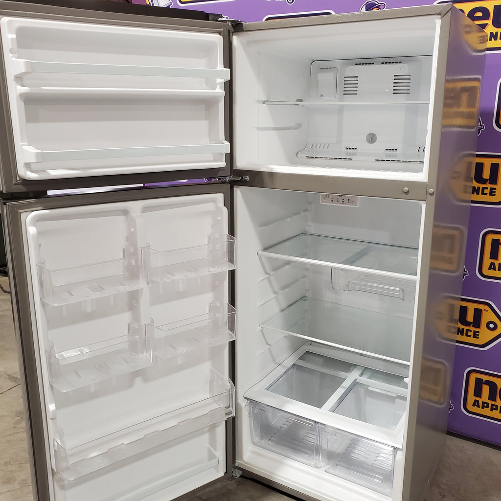 Pictures of Whirlpool 18 Cu. Ft. 28" Wide Refrigerator in Stainless Steel 31134SD219 - WRT518SZFM - Scratch & Dent (Moderate) - Neu Appliance Outlet - Discount Appliance Outlet in Austin, Tx