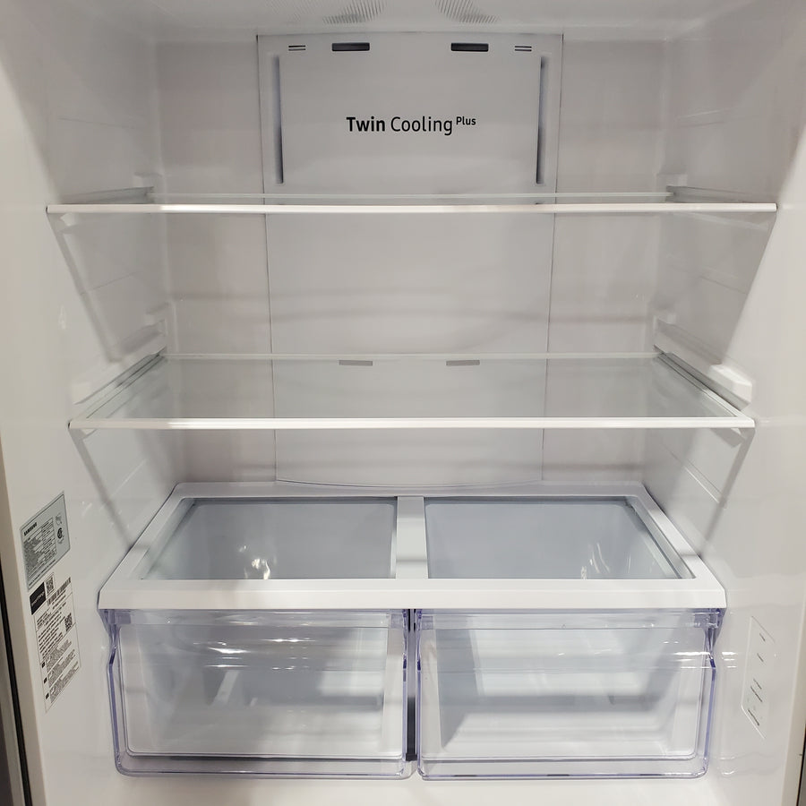 Samsung 18 cu. ft. 33" Wide 3-Door Smart Counter Depth Stainless Steel French Door Refrigerator 22132SD132 - RF18A5101SR - Scratch & Dent (Moderate)