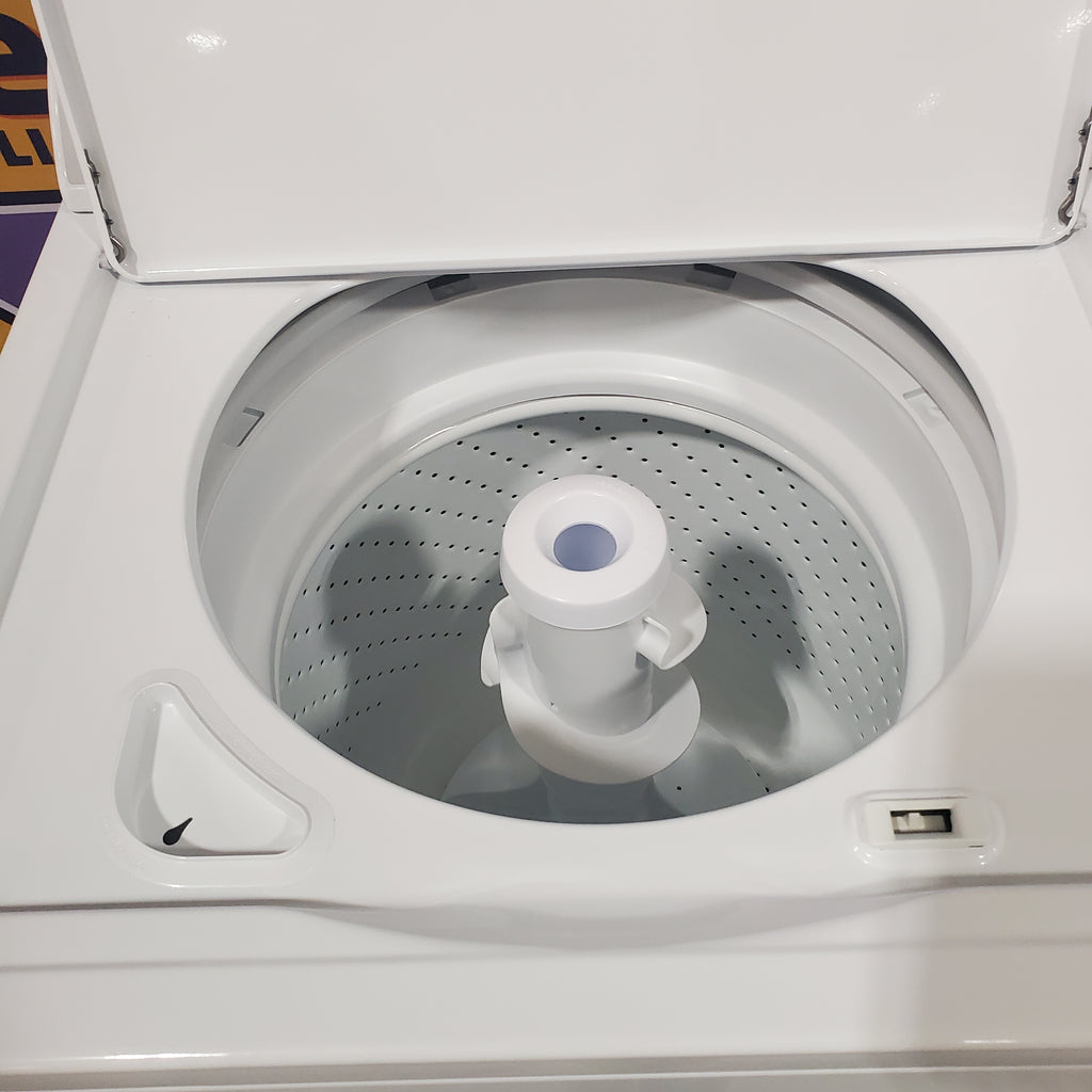 Pictures of HE Whirlpool 3.5 cu. ft. Top Load Washing Machine with Deep Water Wash WTW4816FW and 7 cu. ft. Electric Dryer with AutoDry WED4815EW- Scratch & Dent - Minor - Neu Appliance Outlet - Discount Appliance Outlet in Austin, Tx