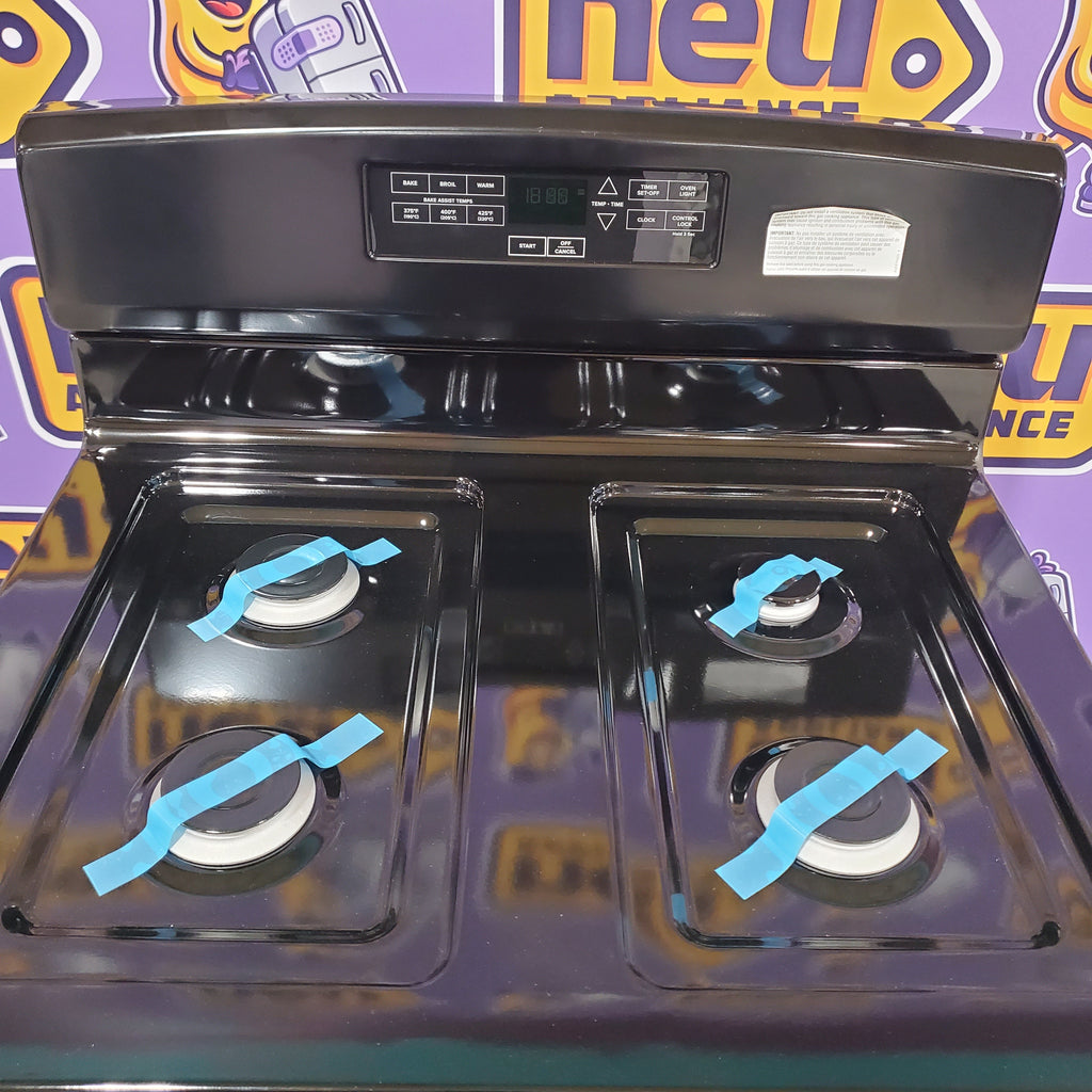 Pictures of Amana Gas 30 Inch Range with Bake Assist Temps and Extra Large Oven Window AGR6303MMB - Scratch and Dent (Minor) - Neu Appliance Outlet - Discount Appliance Outlet in Austin, Tx