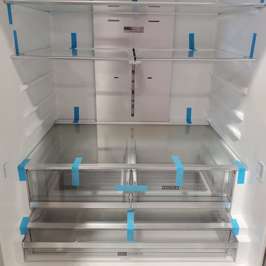 Whirlpool 30 Cu. Ft. French Door Refrigerator with Dual Ice Makers with Fingerprint-Resistant Stainless Finish WRFF3736SZ - Scratch & Dent (Major)