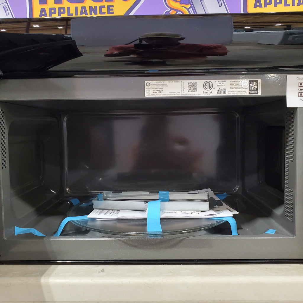 Pictures of GE Black Over the Range 1.9 Cu. Ft. Microwave Oven with Melt Feature and Sensor Cooking Controls JVM7195DKBB - Open Box - Neu Appliance Outlet - Discount Appliance Outlet in Austin, Tx