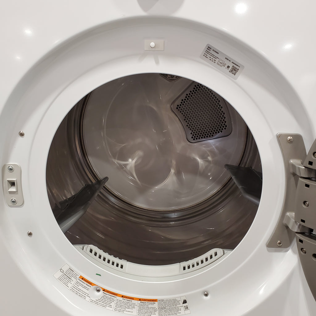 Pictures of LG 7.4 cu. ft. Smart Front Load Electric Dryer with AI Sensor Dry & TurboSteam™ Technology 25CR194 - DLEX6500W - Scratch & Dent (Minor) - Neu Appliance Outlet - Discount Appliance Outlet in Austin, Tx