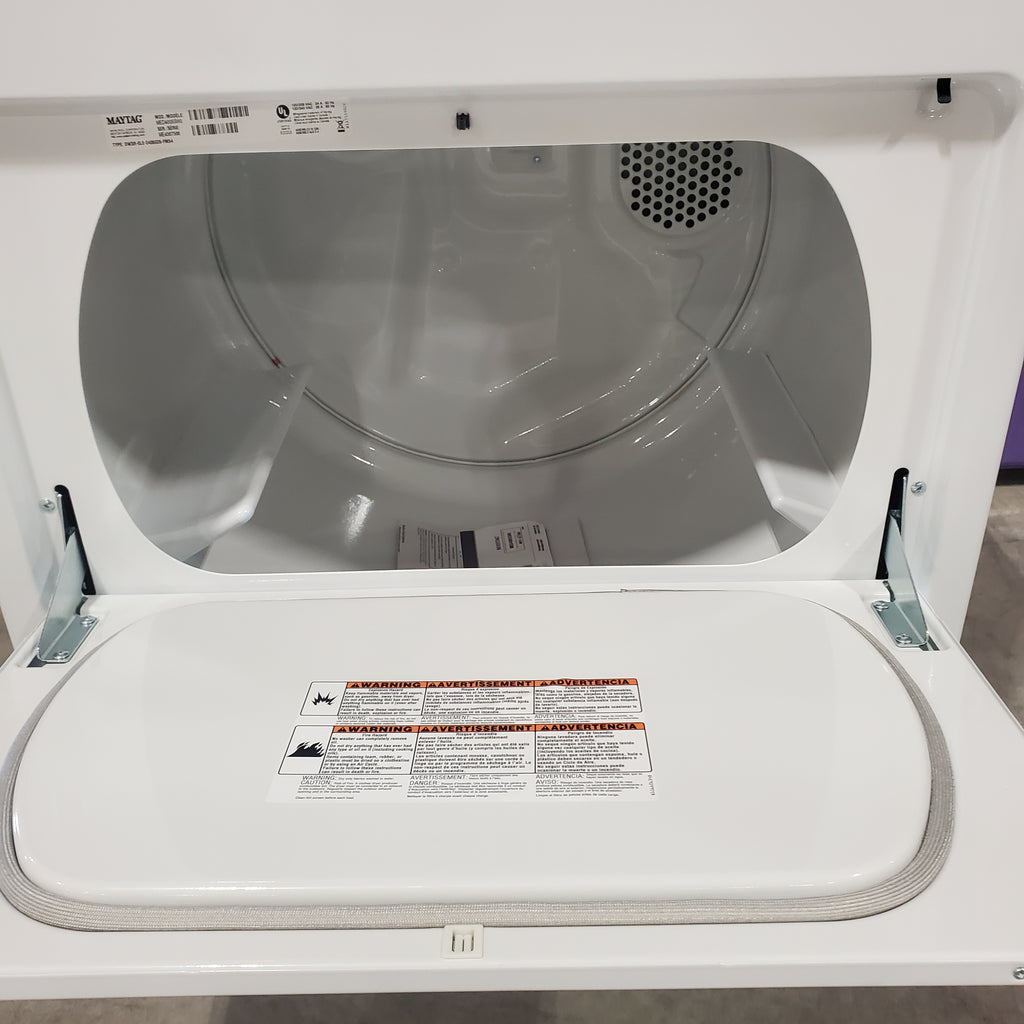 Pictures of Maytag Top Load Style Electric Wrinkle Prevent 7.0 cu. ft. Dryer with Auto Dry 6SD070 - MED4005SW - Open Box - Neu Appliance Outlet - Discount Appliance Outlet in Austin, Tx