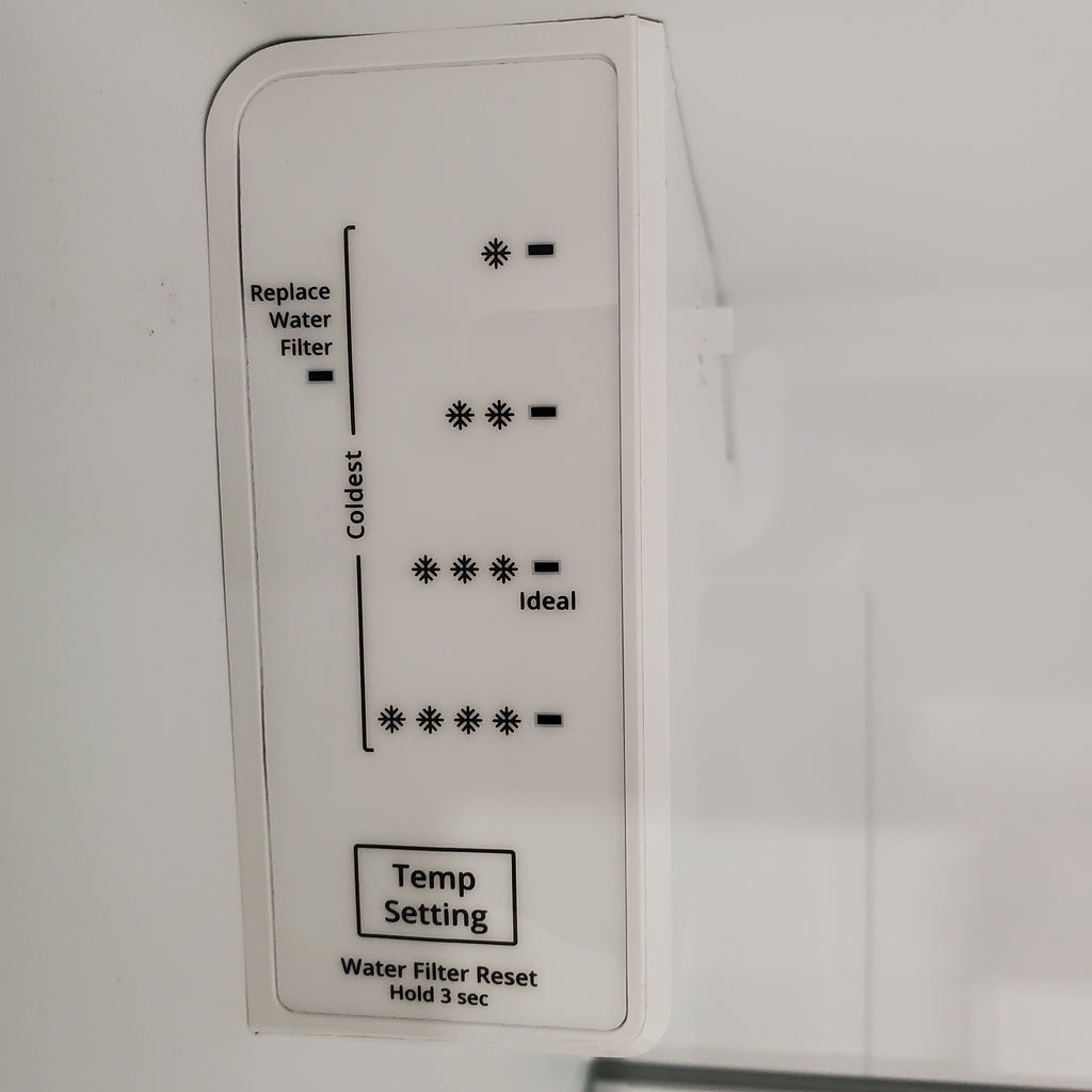 Pictures of Whirlpool 24 cu ft Capacity Side By Side Refrigerator with Ice and Water Dispenser in Fingerprint Resistant Stainless Steel 22132SD130 - WRS315SDHZ - Scratch & Dent (Minor) - Neu Appliance Outlet - Discount Appliance Outlet in Austin, Tx