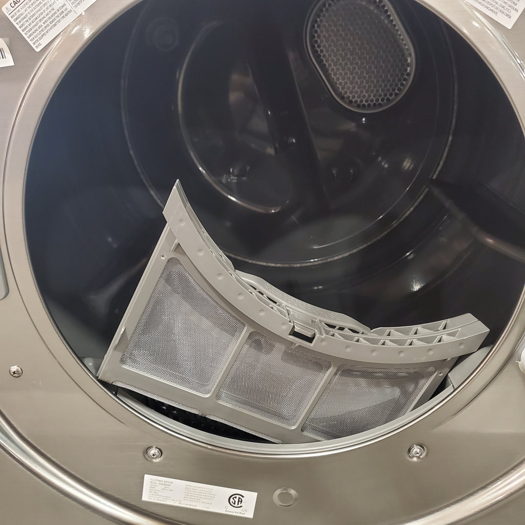 Samsung 7.5 cu. ft. Front Load Electric Dryer with Steam 25136SD620 - DVE45B6300P - Scratch & Dent (Minor)