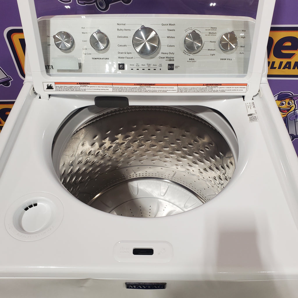 Maytag Top Load 4.8 cu ft Power Impeller Washer with Extra Power Option and Deep Fill 7SD696 - MVW5430MW - Scratch & Dent (Moderate)