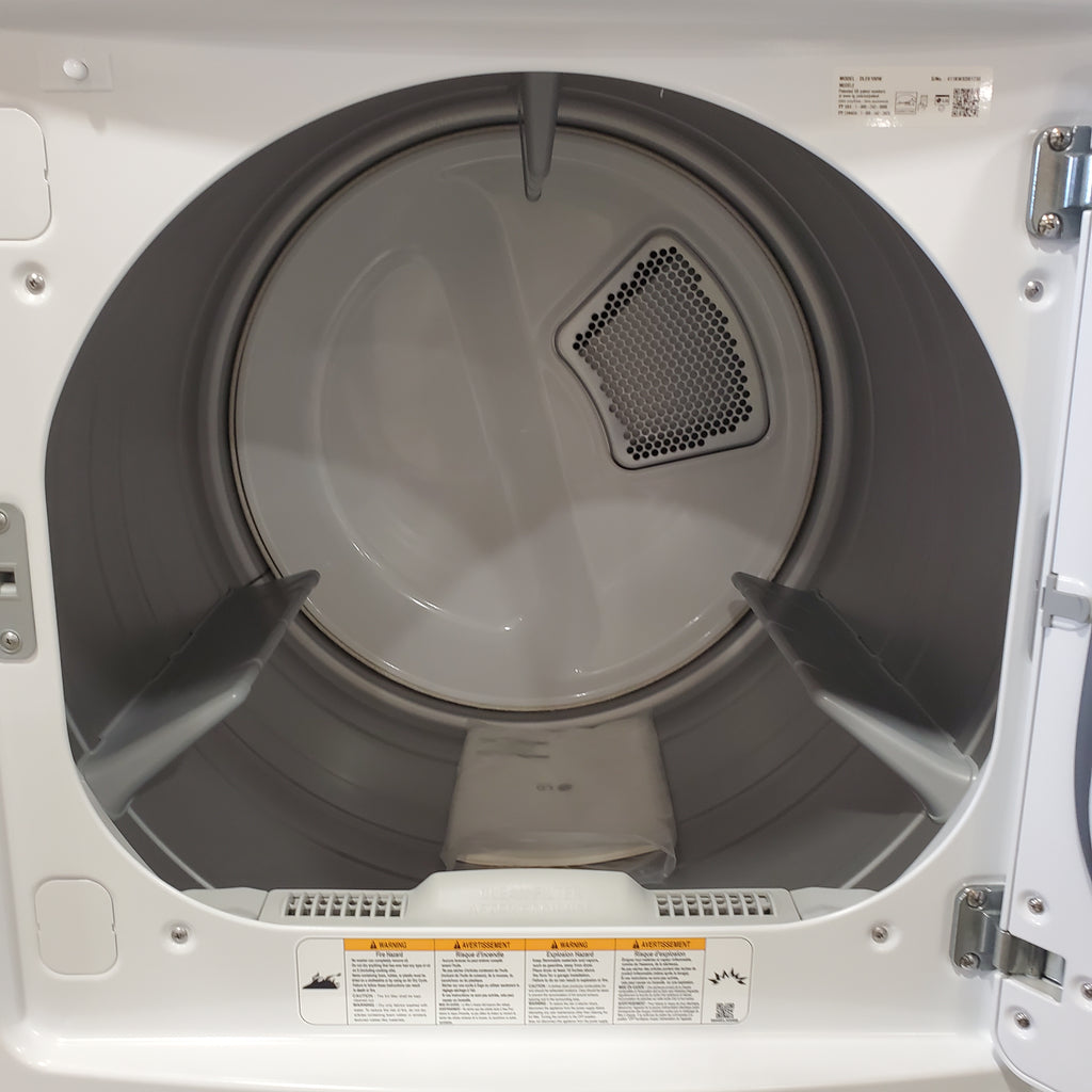 Pictures of LG White Electric Rear Control Ultra Large Capacity 7.3 Cu. Ft. Dryer with Sensor Dry DLE6100W - Open Box - Neu Appliance Outlet - Discount Appliance Outlet in Austin, Tx