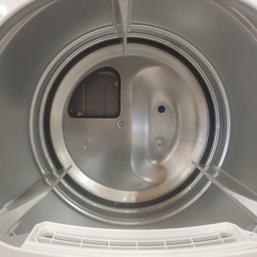 Speed Queen 27 Inch Electric Dryer with 7.0 Cu. Ft. Capacity, 4 Pre-Set Cycles, End of Cycle Indicator, Reversible Door, and Interior Light DC5003WE - Scratch & Dent (Moderate)