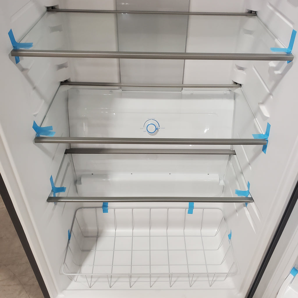 Pictures of Frigidaire 20 Cu. Ft. Garage Ready Upright Freezer in Carbon 20SD081 - FRUF2020AN - Scratch & Dent (Moderate) - Neu Appliance Outlet - Discount Appliance Outlet in Austin, Tx