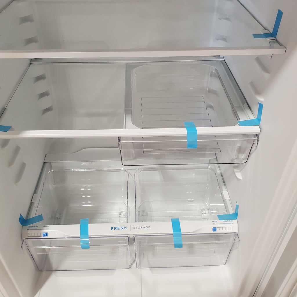 Pictures of Frigidaire 30 in. Width 18.3 cu. ft. Top Freezer Refrigerator with EvenTemp Cooling System in White FFTR1835VW - Scratch & Dent (Minor) - Neu Appliance Outlet - Discount Appliance Outlet in Austin, Tx