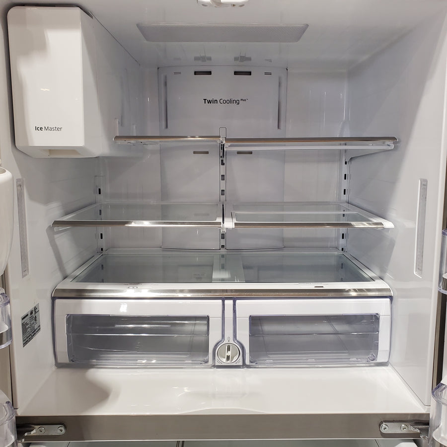 Samsung 28.2 Cu. Ft. 4-Door French Door Refrigerator with Thru-the-Door Ice and Water in Stainless Steel 31135SD255 - RF28HMEDBSR - Scratch & Dent (Moderate)