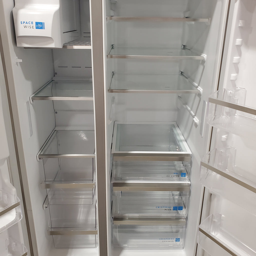 Pictures of Frigidaire Gallery Smudge Proof Stainless Steel 26 Cu. Ft. Side by Side Refrigerator with Bright LED Lighting 31134SD222 - GRSS2652AF - Scratch & Dent (Moderate) - Neu Appliance Outlet - Discount Appliance Outlet in Austin, Tx