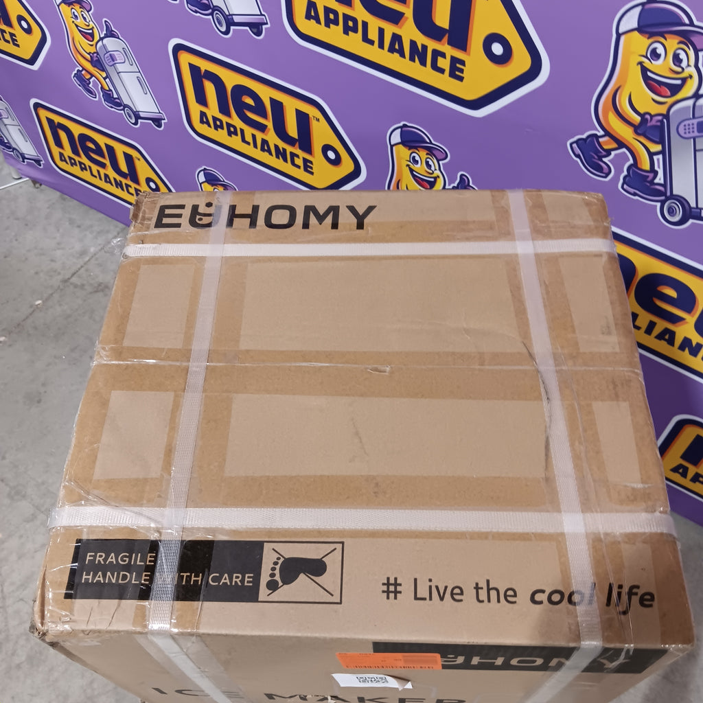 Euhomy 15 in. 66lbs/24H Nugget Ice Maker. Built-in/Freestanding, Ice Full Alert and Auto-Cleaning 25137SD740 - NIMU-01 - New in Box