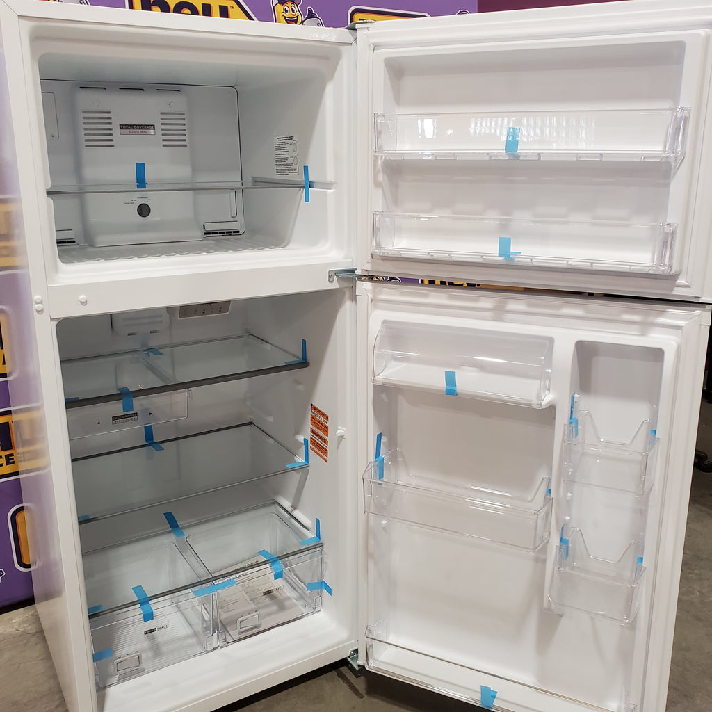 Pictures of Whirlpool 19.3 Cu. Ft. Freestanding Top-Freezer Garage Ready Refrigerator in White 22133SD215 - WRTX5419SW - Scratch & Dent (Minor) - Neu Appliance Outlet - Discount Appliance Outlet in Austin, Tx