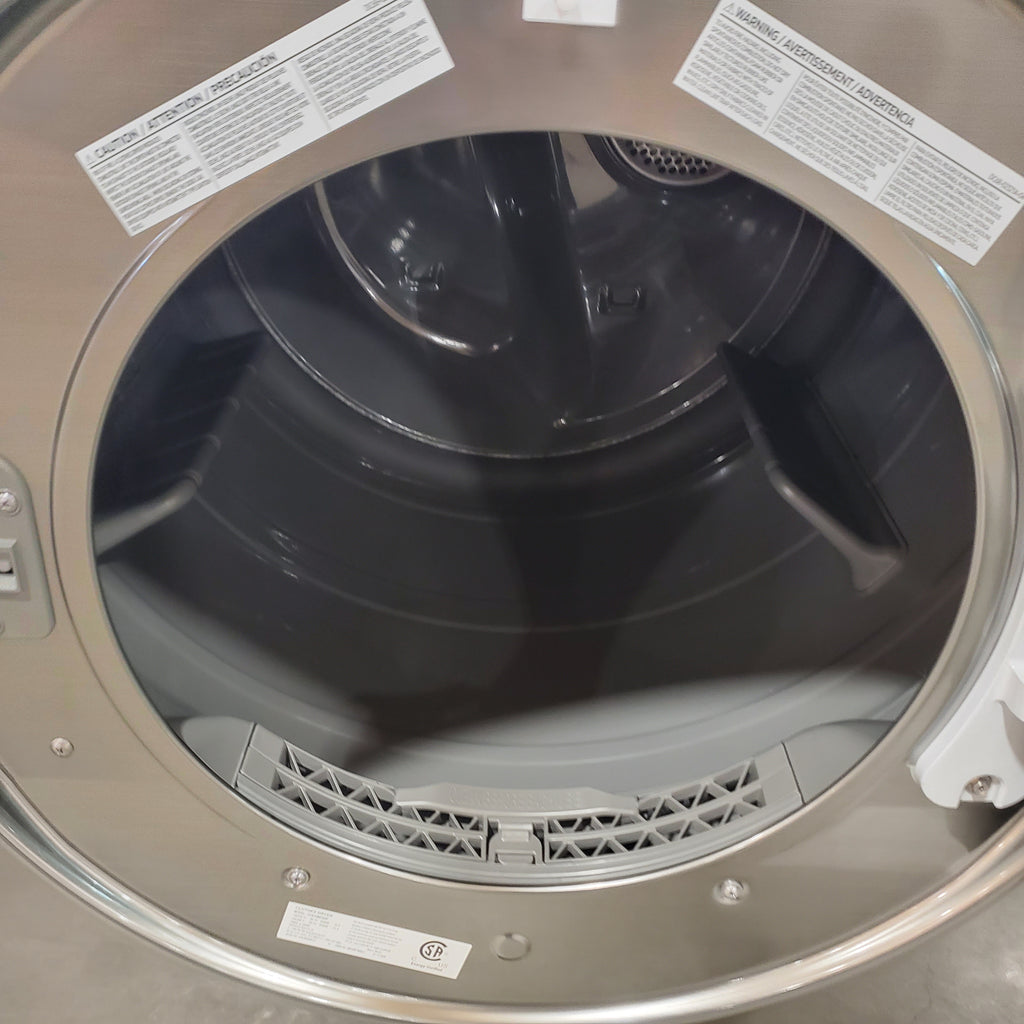 Samsung 7.5 cu. ft. Front Load Electric Dryer with Steam 22SD007 - DVE45B6300P - Scratch & Dent (Major)