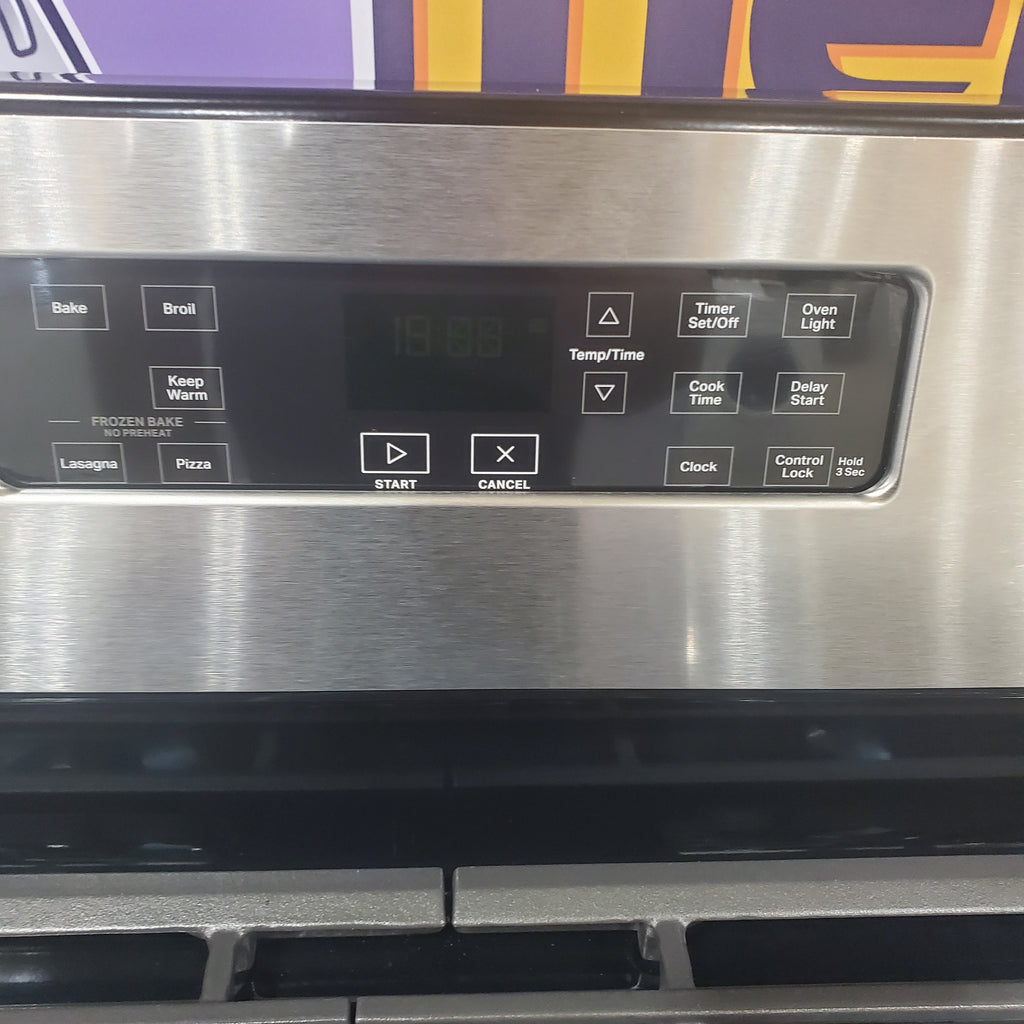 Pictures of Whirlpool Stainless Steel 30" 5.1 Cu. Ft. Freestanding Gas Range with Edge to Edge Cooktop - Scratch & Dent - Minor - Neu Appliance Outlet - Discount Appliance Outlet in Austin, Tx