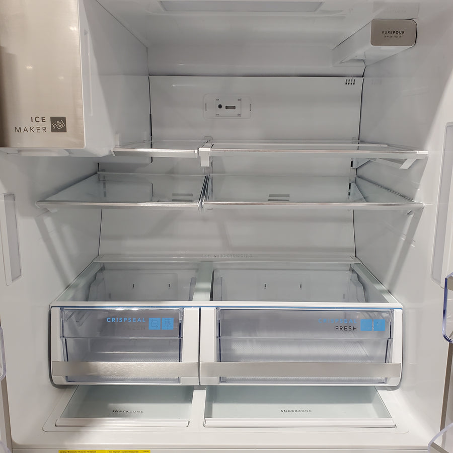 Frigidaire Gallery 26 Cu. Ft. Standard-Depth 4-Door French Door Refrigerator in Fingerprint Resistant Stainless Steel GRMS2773AF - Scratch & Dent (Major)