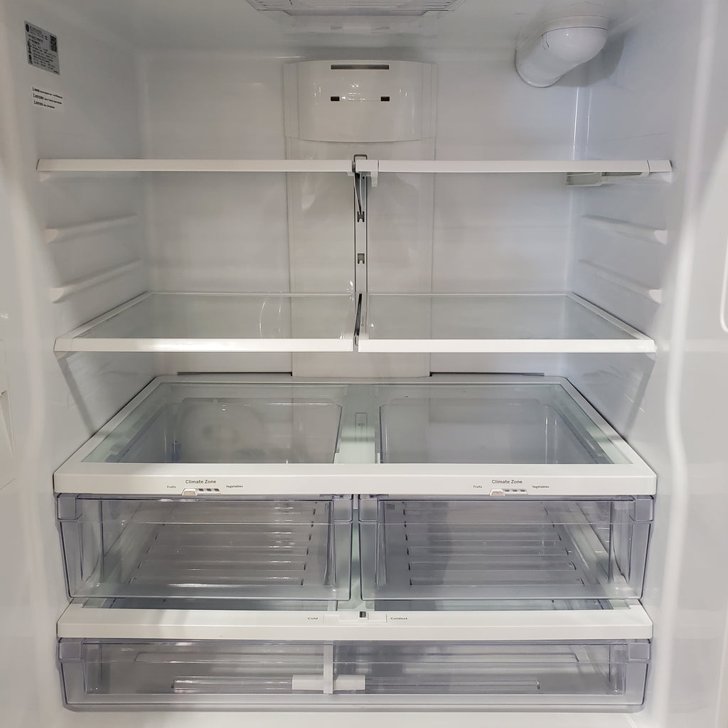 GE ENERGY STAR 27.0 Cu. Ft. Fingerprint Resistant Stainless Steel French-Door Refrigerator with Internal Water Dispenser and Icemaker 25134SD451 - GNE27JYMFS - Scratch & Dent (Major)