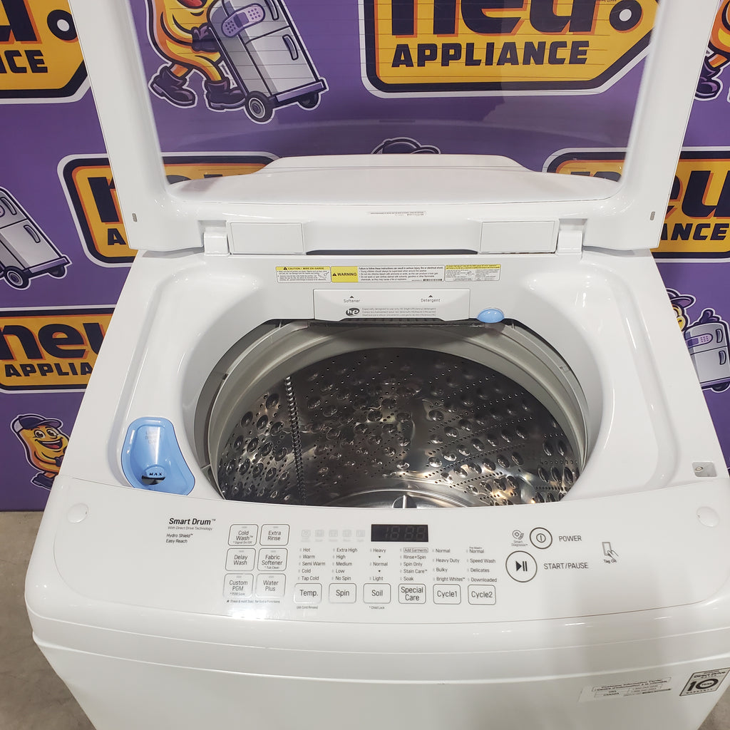 Pictures of LG 4.5 cu. ft. Ultra Large Capacity Top Load Washer with Front Control Design WT1501CW - Scratch & Dent (Moderate) and LG 7.3 cu. ft. Ultra Large Capacity High Efficiency Front Control Dryer 16112 - DLE1501W - Scratch & Dent (Moderate) - Neu Appliance Outlet - Discount Appliance Outlet in Austin, Tx