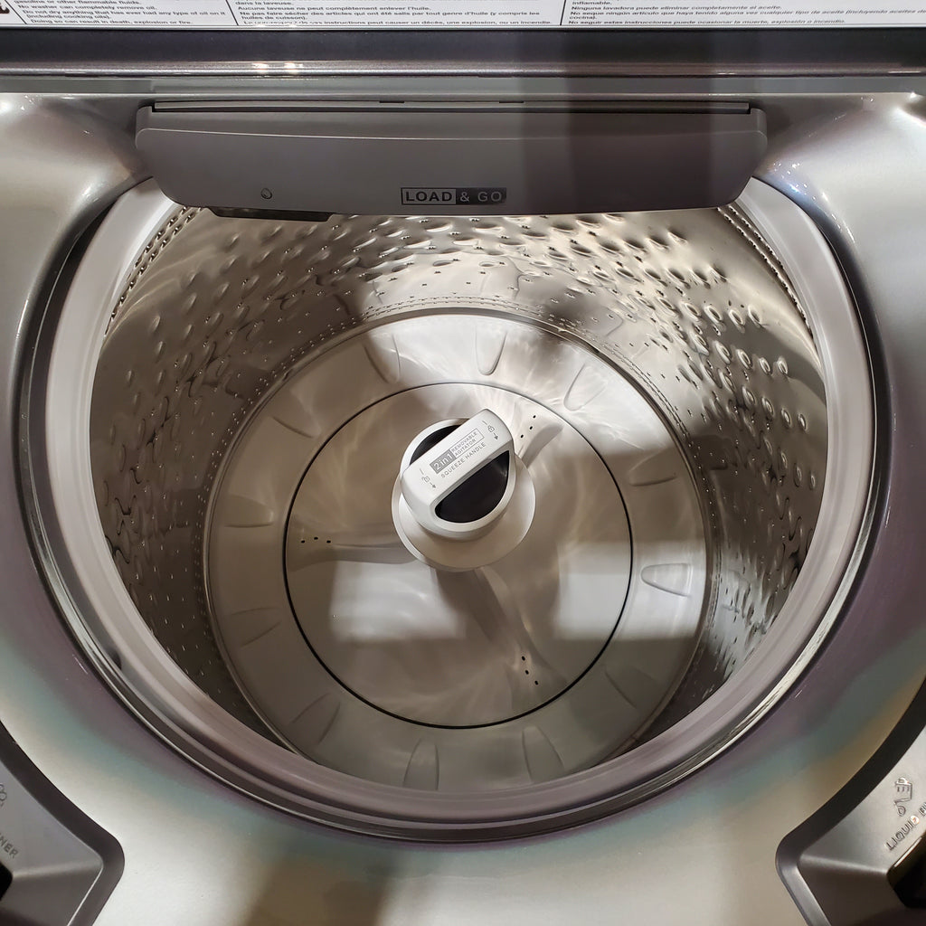 Pictures of Whirlpool Chrome Shadow 5.2 - 5.3 cu. ft. ENERGY STAR Top Load Washer with 2 in 1 Removable Agitator and Load & Go™ Dispenser - Neu Appliance Outlet - Discount Appliance Outlet in Austin, Tx