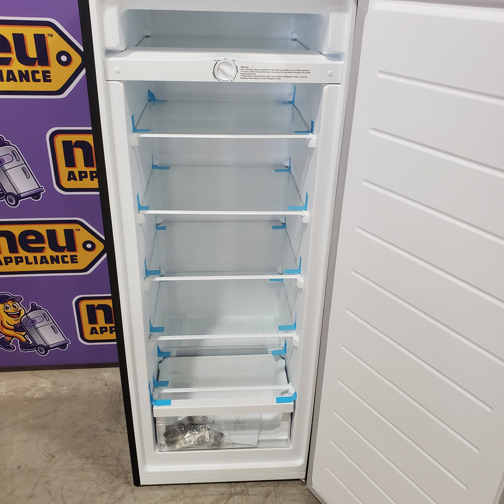 Pictures of Vissani 7.1 cu. ft. Manual Defrost Convertible Upright Freezer in Stainless Steel Look MDUFC7SS4 - Scratch & Dent (Minor) - Neu Appliance Outlet - Discount Appliance Outlet in Austin, Tx