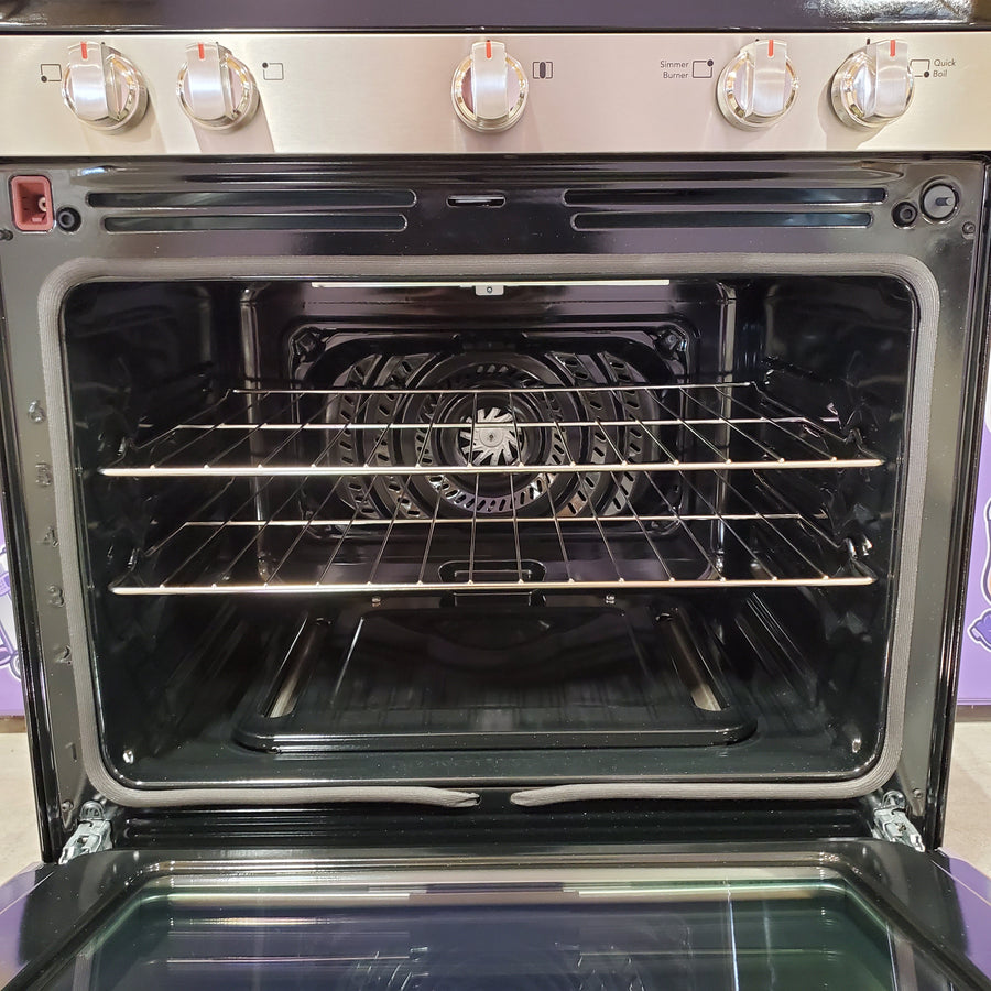 Frigidaire Gallery 6 cu. ft. 5 Burner Slide-In Gas Range with Total Convection and Air Fry, Smudge Proof Stainless Steel 20531SD491 - GCRG3060BF - Scratch & Dent (Minor)