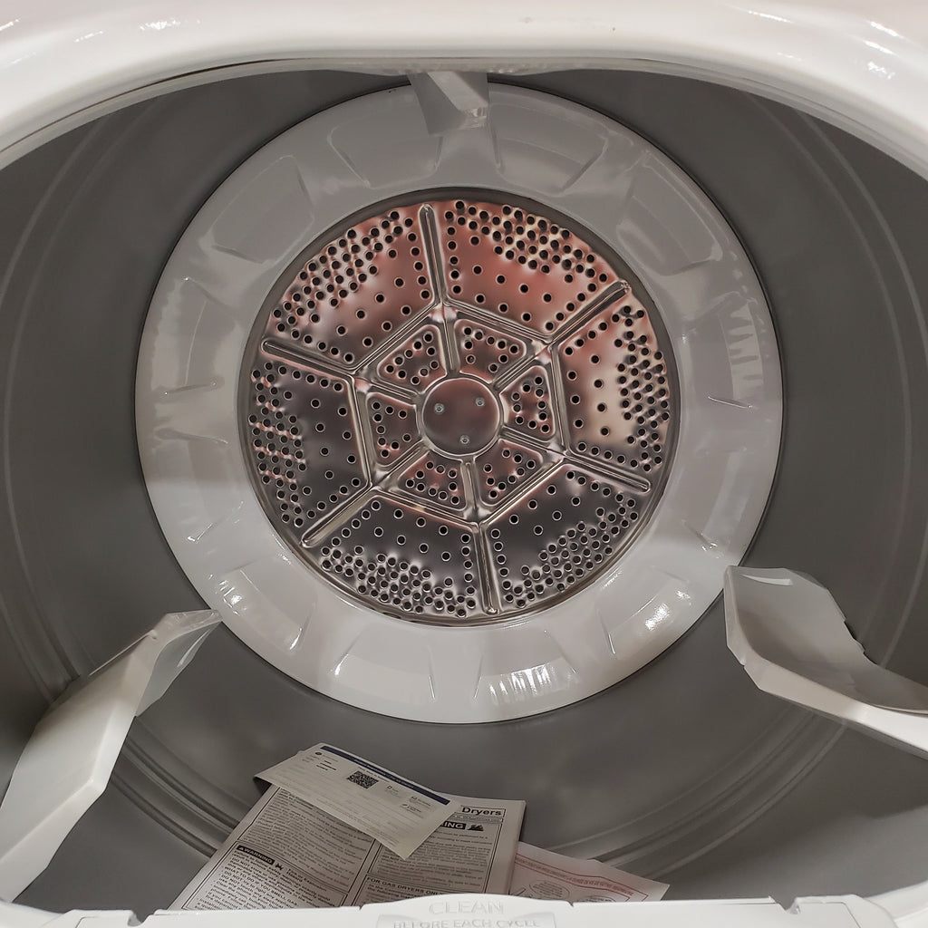 Pictures of GE White Electric 7.4 Cu. Ft. Dryer with Up to 120 FT. Venting and Sensor Dry GTD58EBSVWS - Open Box - Neu Appliance Outlet - Discount Appliance Outlet in Austin, Tx