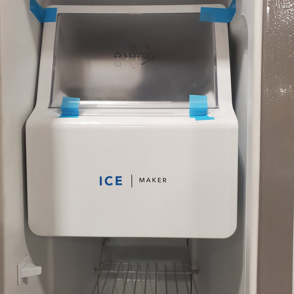 Pictures of Frigidaire 33" Wide 22.3 cu. ft. ENERGY STAR Side by Side Refrigerator Stainless Steel with Exterior Water and Ice Dispenser 20SD104 - FRSS2323AS - Scratch & Dent (Minor) - Neu Appliance Outlet - Discount Appliance Outlet in Austin, Tx