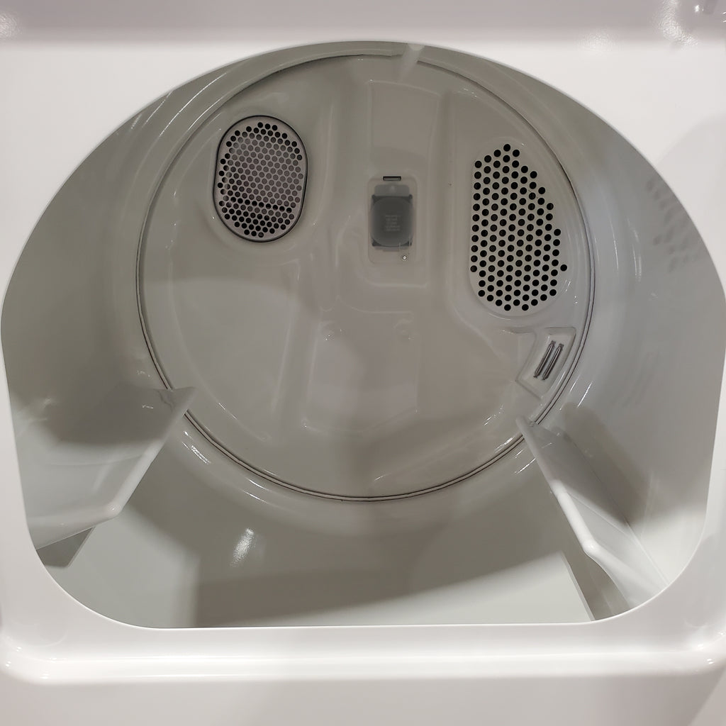 Pictures of Maytag Top Load 4.8 cu ft Washer with Deep Fill and Slow-Close Glass Lid MVW6200KW - Scratch & Dent (Minor) and Maytag 7.0 cu. ft Top Load Gas Dryer with Moisture Sensing 16226 - MGD6200KW - Scratch and Dent (Minor) - Neu Appliance Outlet - Discount Appliance Outlet in Austin, Tx