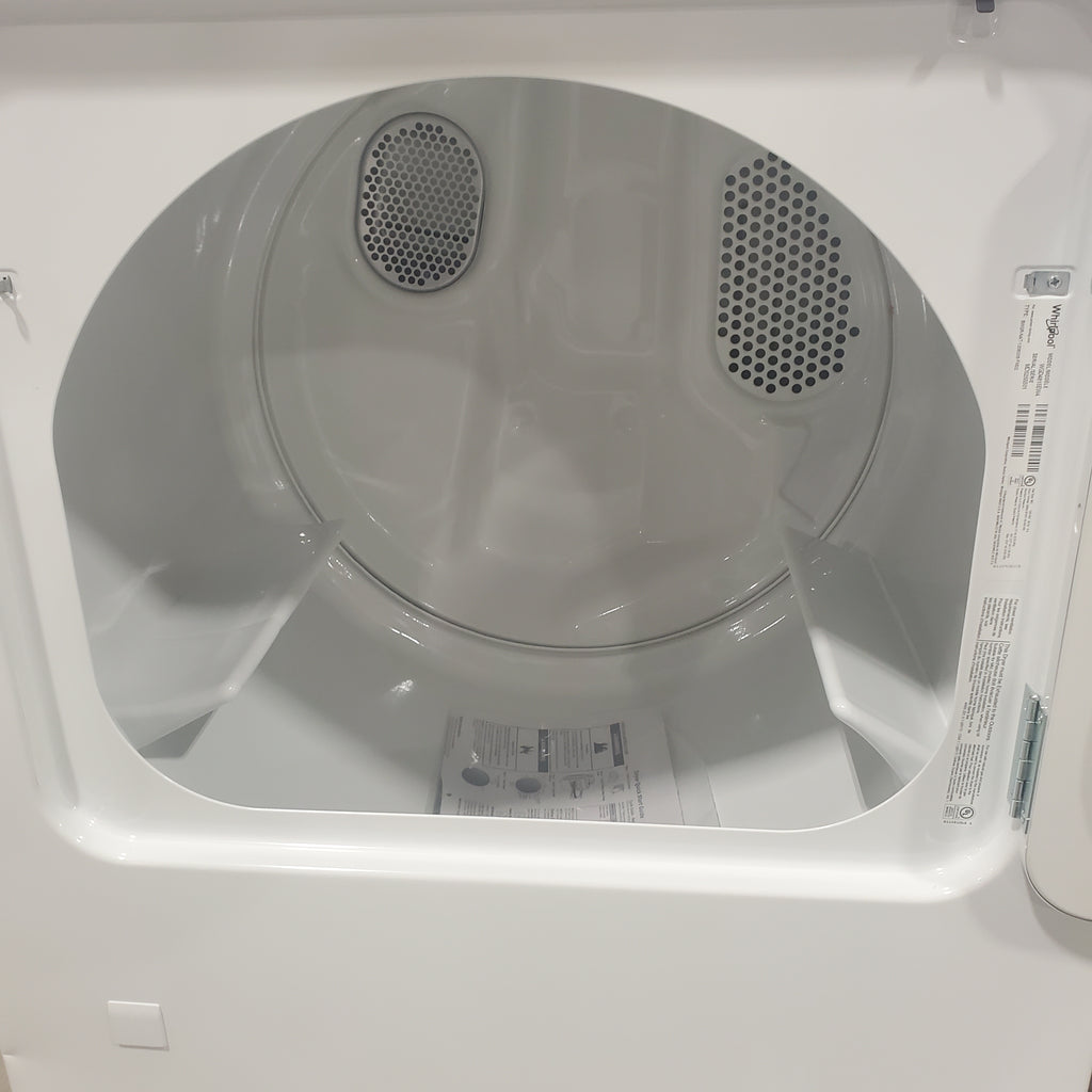 Pictures of Whirlpool White Vented Gas 7.0 Cu. Ft. Dryer with Sensor Dry Cycle and Wrinkle Shield WGD4815EW - Scratch and Dent (Minor) - Neu Appliance Outlet - Discount Appliance Outlet in Austin, Tx