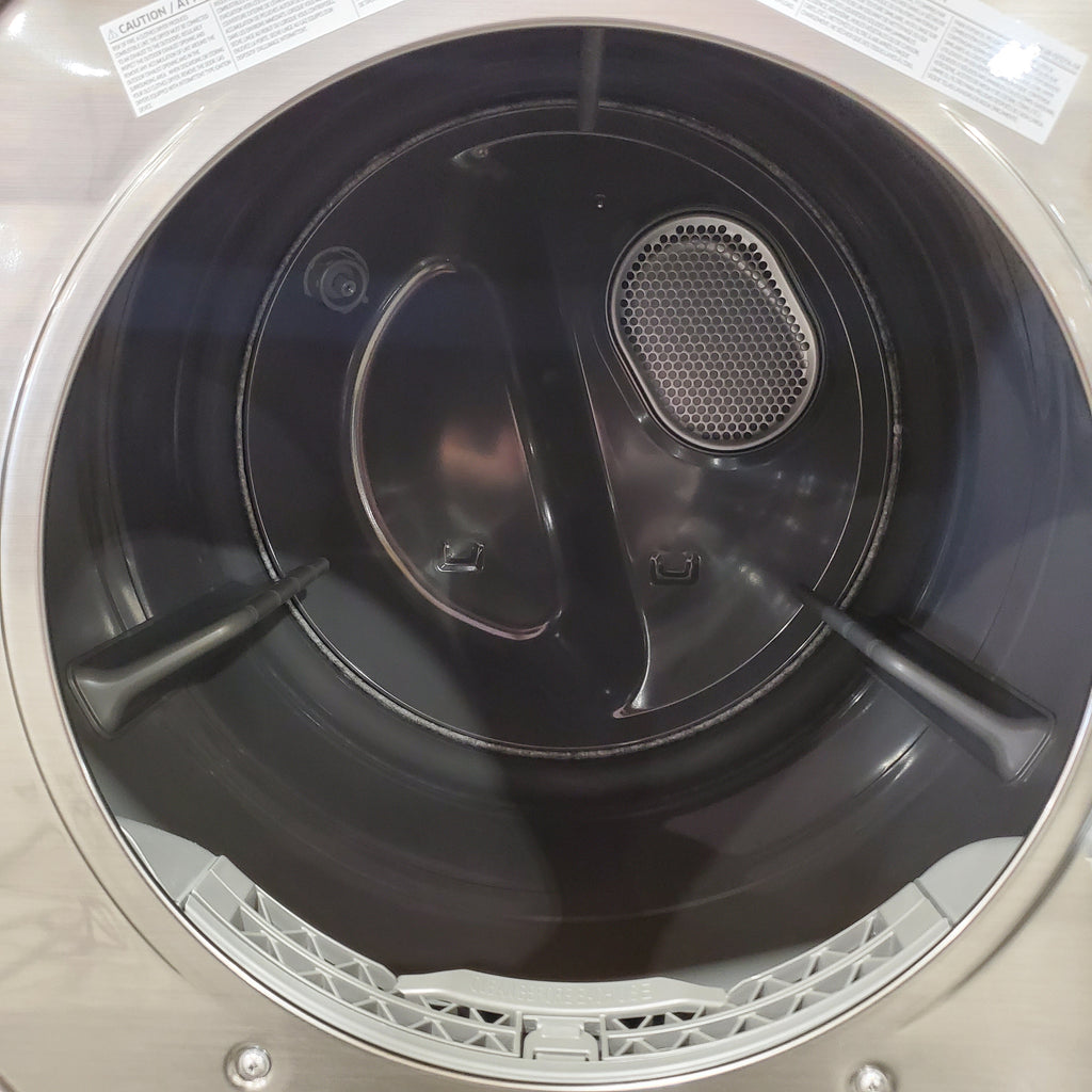Pictures of Samsung 7.5 cu. ft. Front Load Electric Dryer with Steam 22131SD77 - DVE45B6300P - Scratch & Dent (Minor) - Neu Appliance Outlet - Discount Appliance Outlet in Austin, Tx