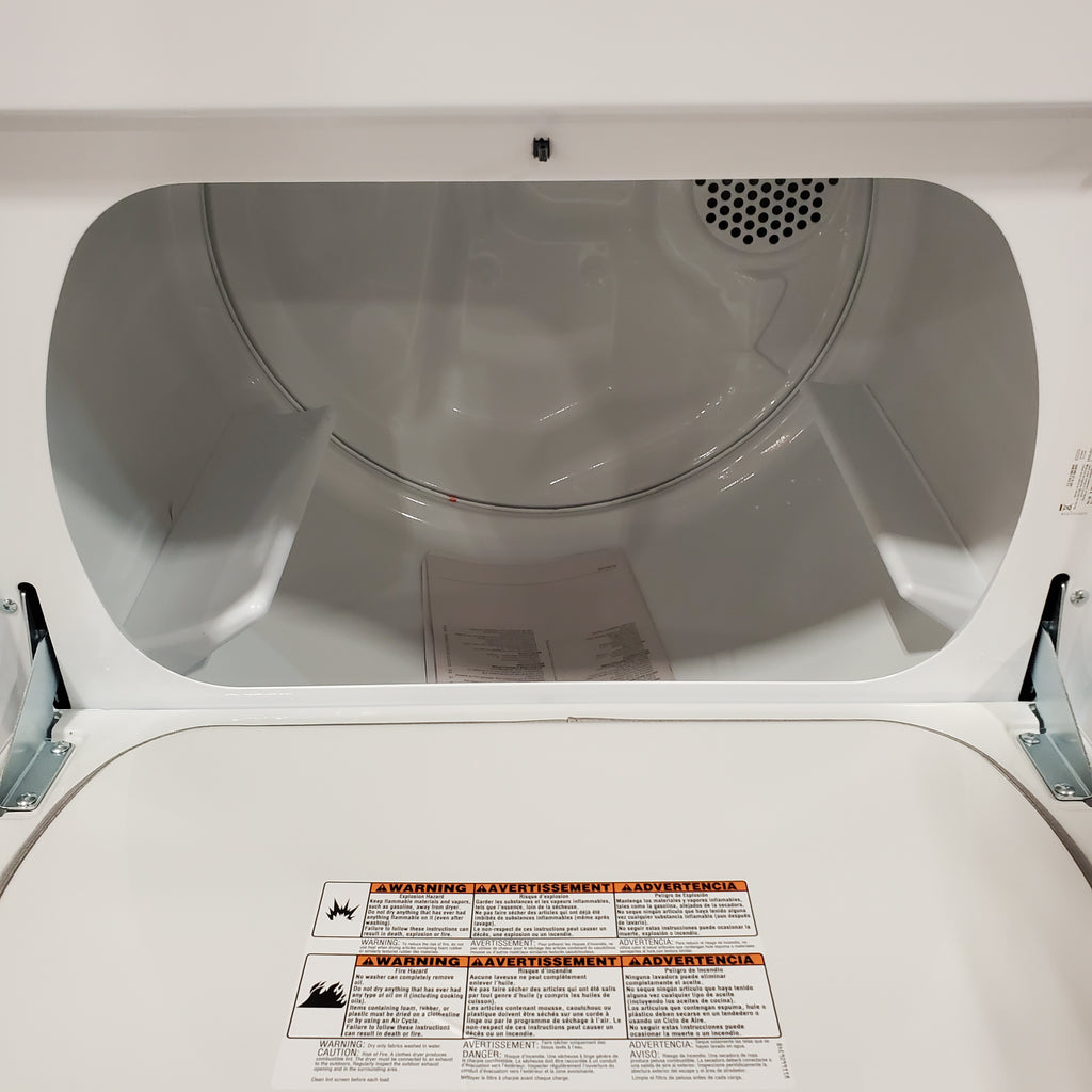 Pictures of Maytag Top Load 3.8 cu. ft. Washer with Deep Fill and Quick Wash Cycle MVW4005SW and Maytag Top Load Electric Wrinkle Prevent 7.0 cu. ft. Dryer with Auto Dry 16077 MED4005SW - Open Box - Neu Appliance Outlet - Discount Appliance Outlet in Austin, Tx