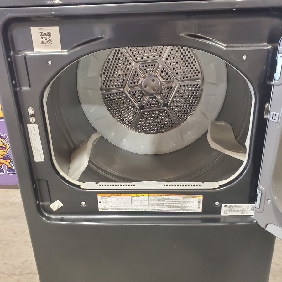 GE Diamond Gray Smart Electric 7.4 Cu. Ft. Aluminized Alloy Drum Dryer with Sensor Dry GTD75ECPLDG - Certified Refurbished