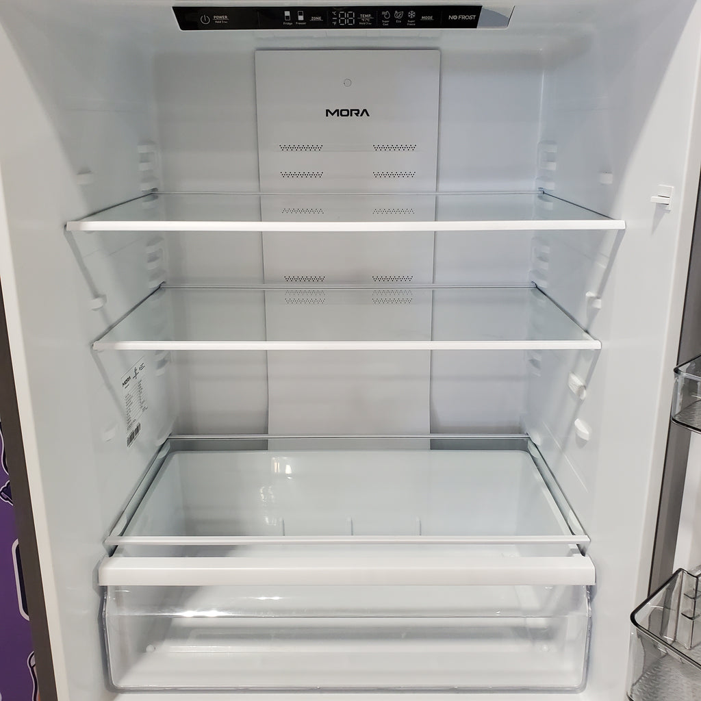 Mora 17.2 cu. ft. Counter Depth Bottom Freezer Refrigerator with LED Interior Lighting 30134SD205 - MRB172N6ASE - Scratch & Dent (Moderate)