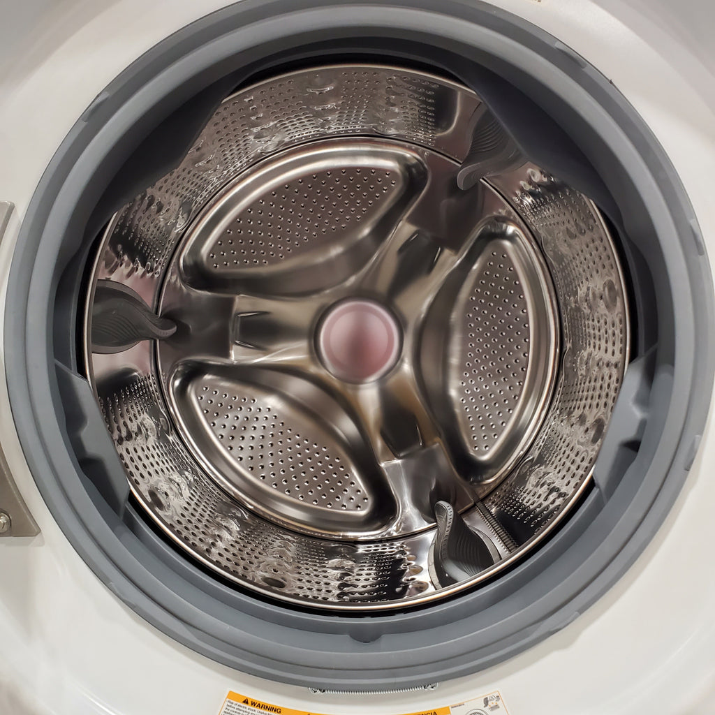 Pictures of LG White Ultra Large Capacity Front Load 4.5 Cu. Ft. Washer with ColdWash Technology WM3400CW - Scratch and Dent (Minor) - Neu Appliance Outlet - Discount Appliance Outlet in Austin, Tx