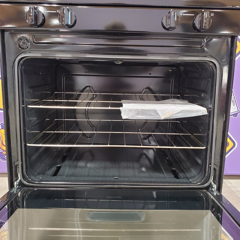 Pictures of Whirlpool 5.1 Cu. Ft. Freestanding Gas Range with Broiler Drawer and Two Speed Heat Burners in Stainless Steel WFG320M0MS - Open Box - Neu Appliance Outlet - Discount Appliance Outlet in Austin, Tx
